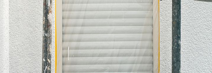 Fenster abkleben